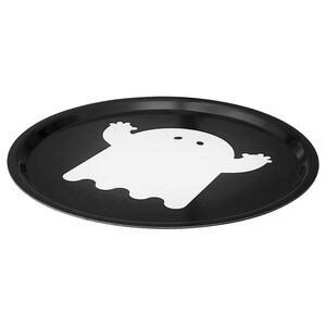 IKEA KUSTFYR Tray, Black/Ghost White, 16⅞" (706.143.07) NEW